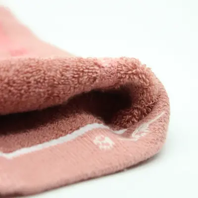 Bistyle Unisex Organik Çorap Külotlu Kaymaz Havlu Puanlı Pudra - 2