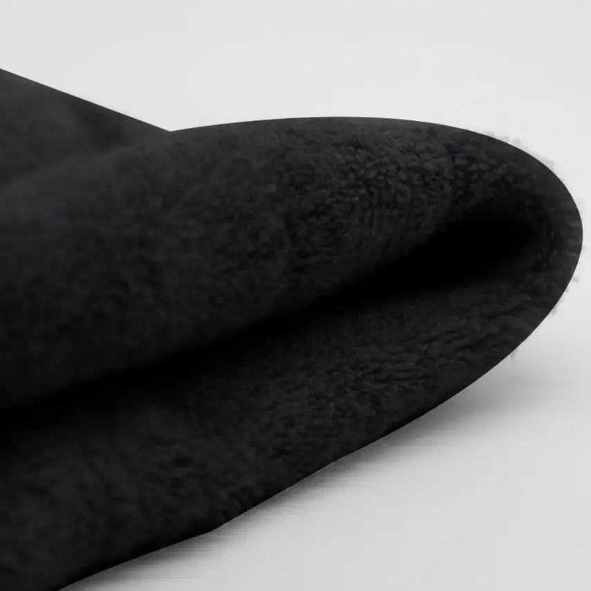 Bistyle Unisex Organik Çorap Külotlu Kaymaz Havlu Siyah - 4