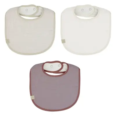 Bistyle Unisex Organik Fular Önlük Müslin 3lü Taş - Ekru - Antrasit (1)