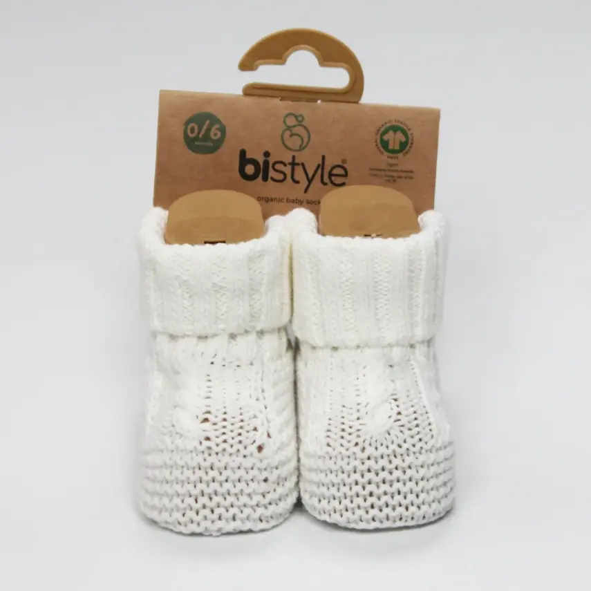 Bistyle Unisex Patik Triko Seperatörlü Ekru - 3