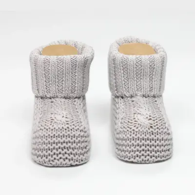 Bistyle Unisex Patik Triko Seperatörlü Gri - 1