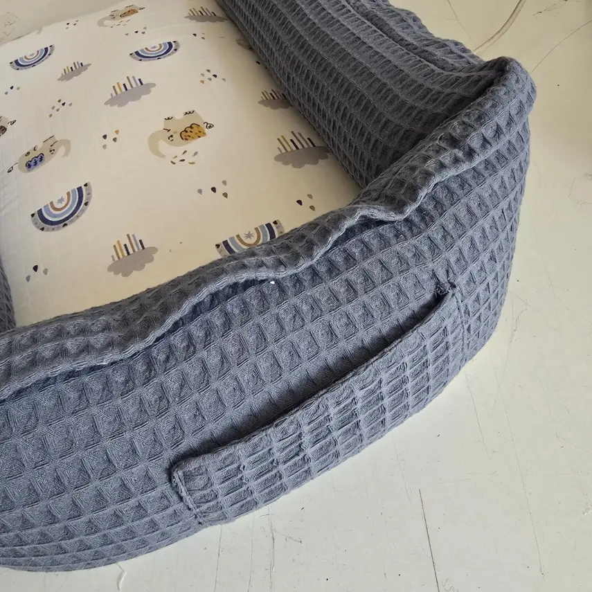 Bm Care Babynest Anne & Baba Yanı Yatağı Mavi Gökkuşağı - 4