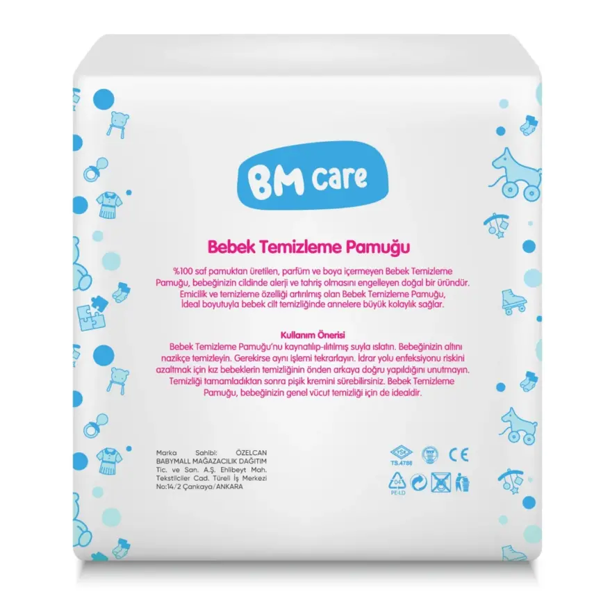 BM Care Bebek Temizleme Pamuğu 60'lı - 3