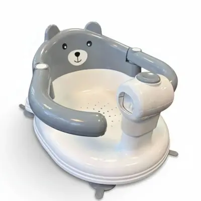 BM Care Önden Açılır Bebek Banyo&Mama Oturağı Beyaz - 6