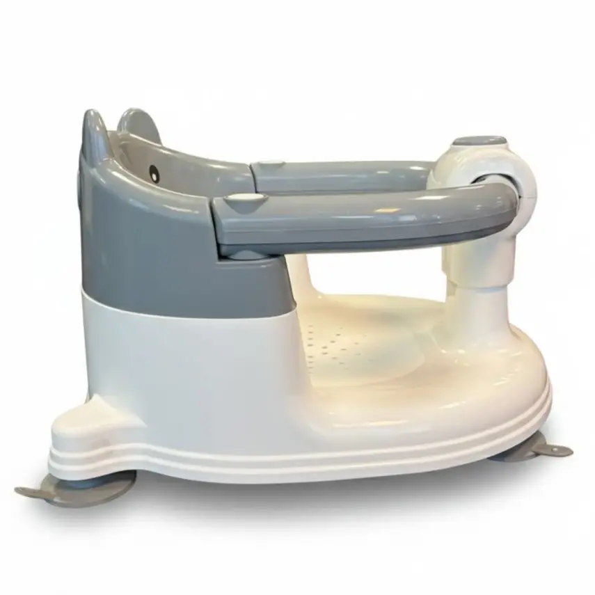 BM Care Önden Açılır Bebek Banyo&Mama Oturağı Beyaz - 3