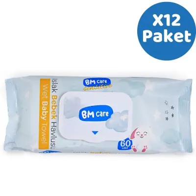BM Care Sensitive Islak Havlu 12x60lı - 18