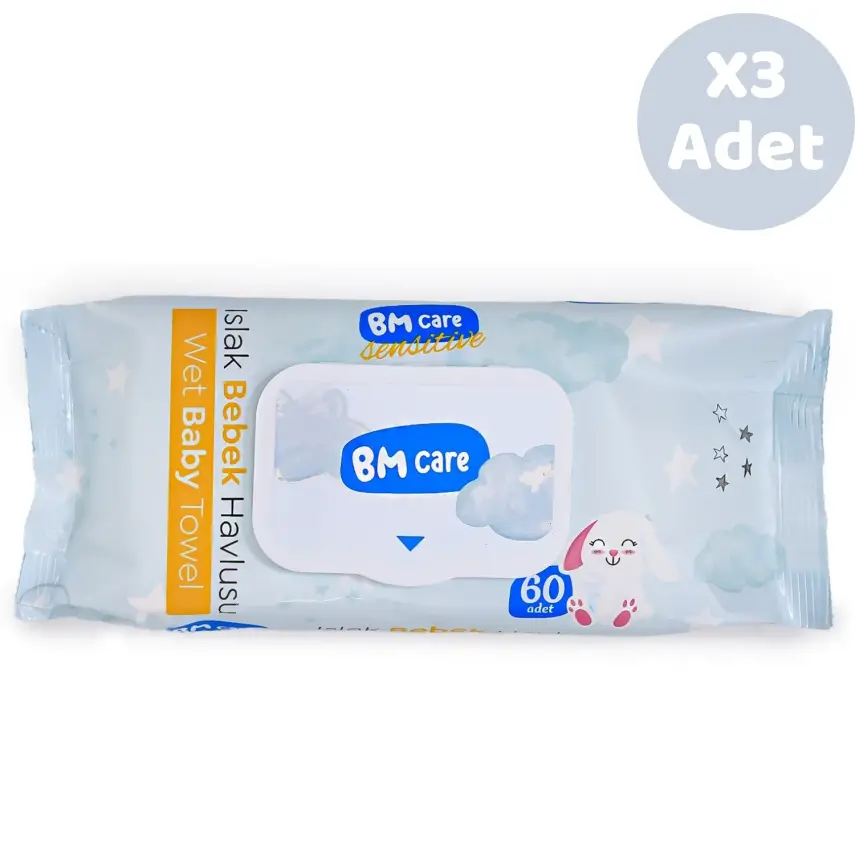 BM Care Sensitive Islak Havlu 3x60lı - 11