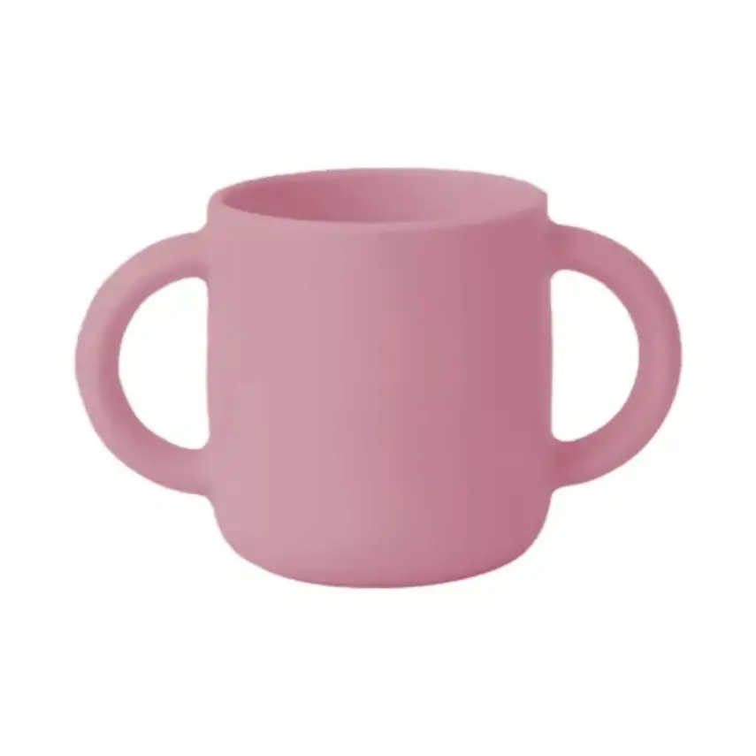 BM Care Silikon Beslenme Seti Mini Bardaklı  4 lü Pembe - 2