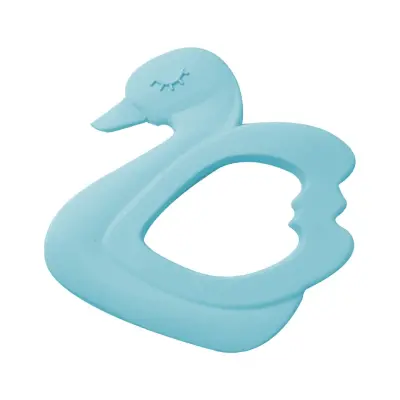 BM Care Silikon Kuğu Diş Kaşıyıcı Mavi