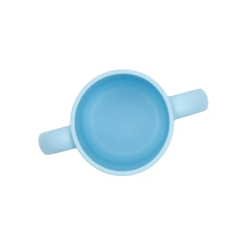 Bm Care Silikon Kulplu Mini Bardak 4+ ay-mavi - 10