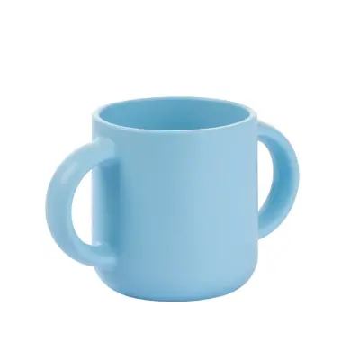 Bm Care Silikon Kulplu Mini Bardak 4+ ay-mavi - 3