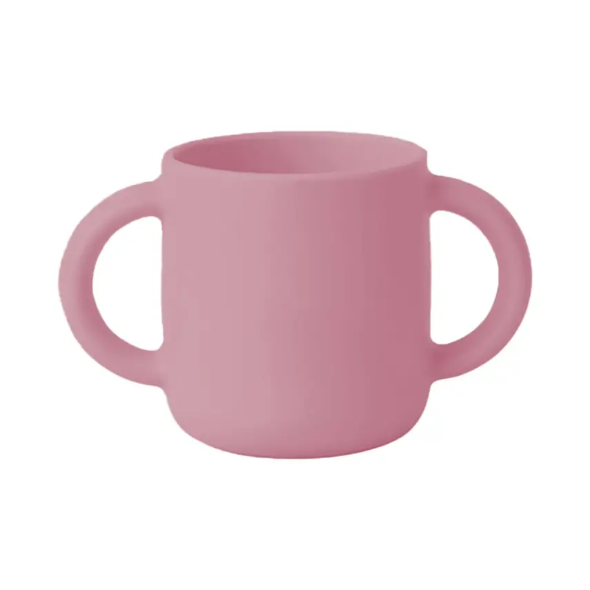 Bm Care Silikon Kulplu Mini Bardak 4+ay-pembe - 6