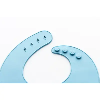 BM Care Silikon Mama Önlüğü Mavi büyük boy - 9