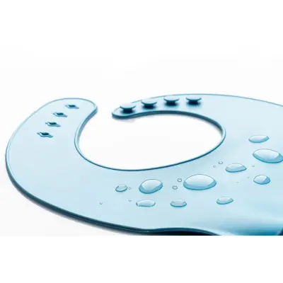 BM Care Silikon Mama Önlüğü Mavi büyük boy - 15