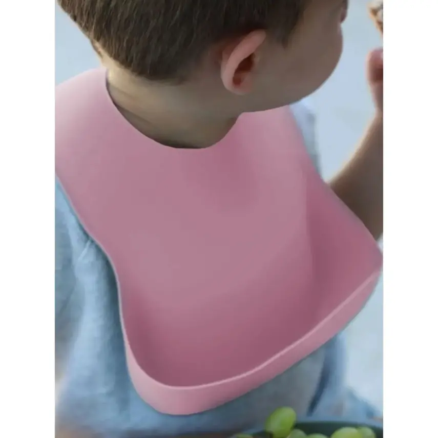 BM Care Silikon  Mama Önlüğü Pembe büyük boy - 7