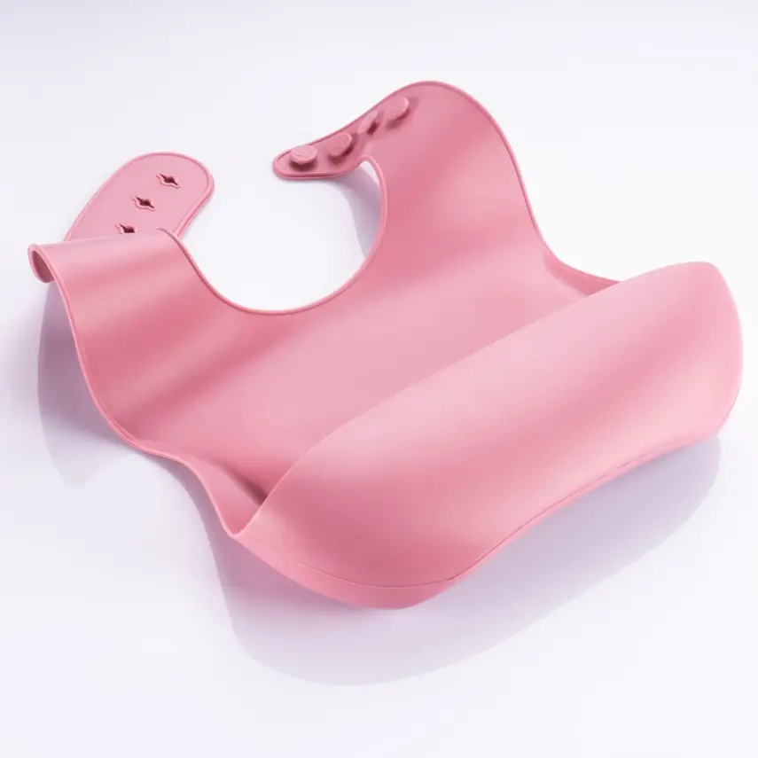 BM Care Silikon  Mama Önlüğü Pembe büyük boy - 8