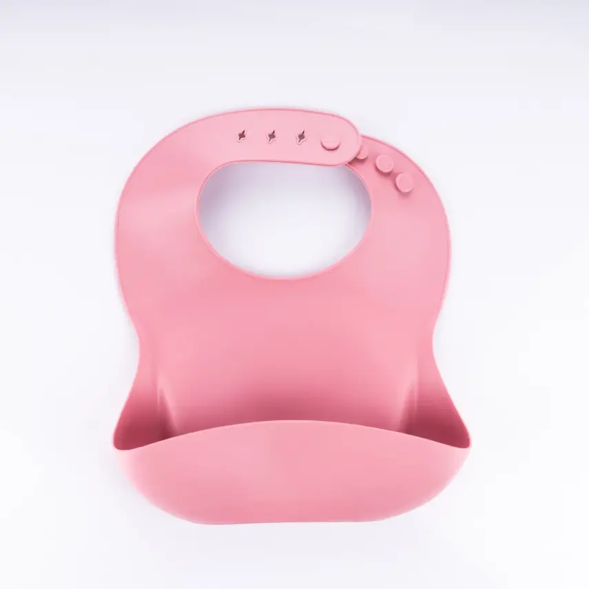 BM Care Silikon  Mama Önlüğü Pembe büyük boy - 4