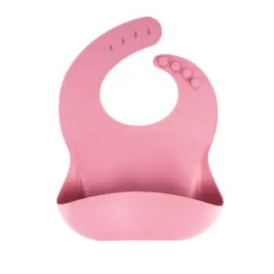 BM Care Silikon  Mama Önlüğü Pembe büyük boy - 5