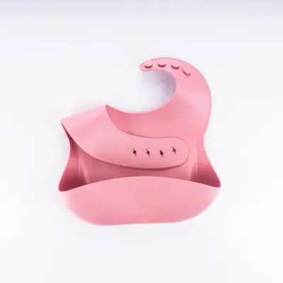 BM Care Silikon  Mama Önlüğü Pembe büyük boy - 15