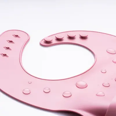 BM Care Silikon  Mama Önlüğü Pembe büyük boy - 17