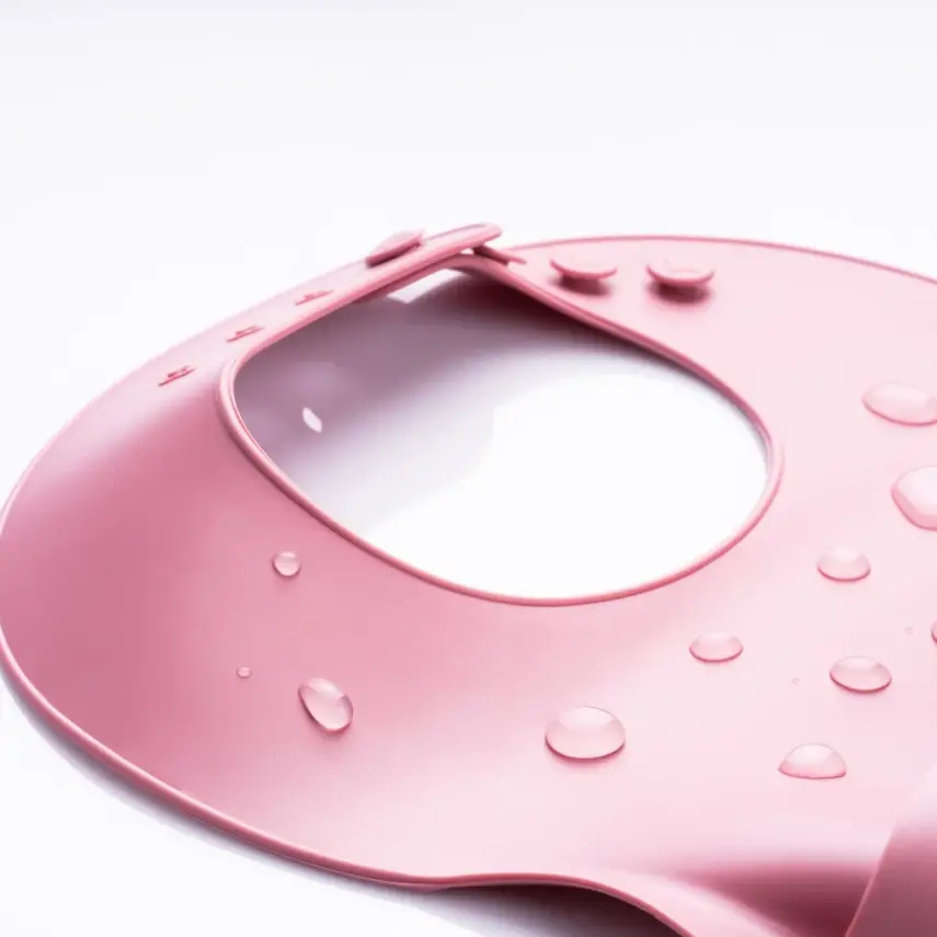 BM Care Silikon  Mama Önlüğü Pembe büyük boy - 25