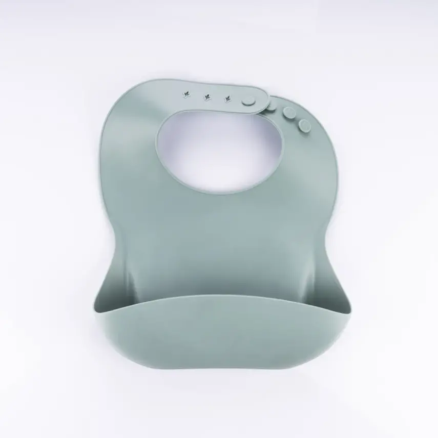 BM Care Silikon Mama Önlüğü Yeşil büyük boy - 14