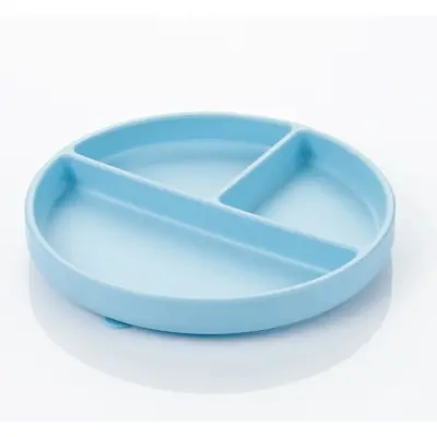 Bm Care Silikon Tabak Vakum Tabanlı Porsiyon 6+ Ay -mavi