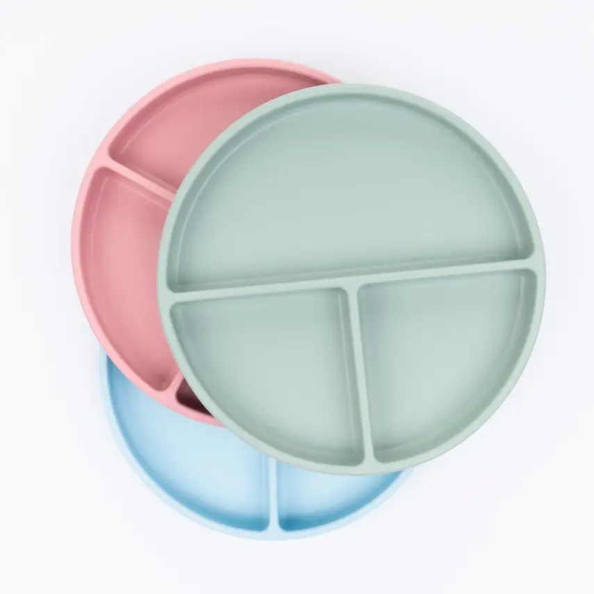 Bm Care Silikon Tabak Vakum Tabanlı Porsiyon 6+ Ay -mavi - 14