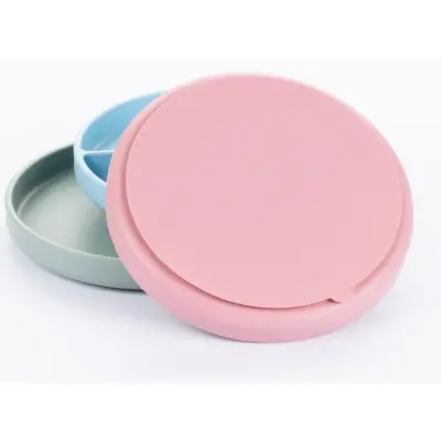 Bm Care Silikon Tabak Vakum Tabanlı Porsiyon 6+ Ay -pembe - 11