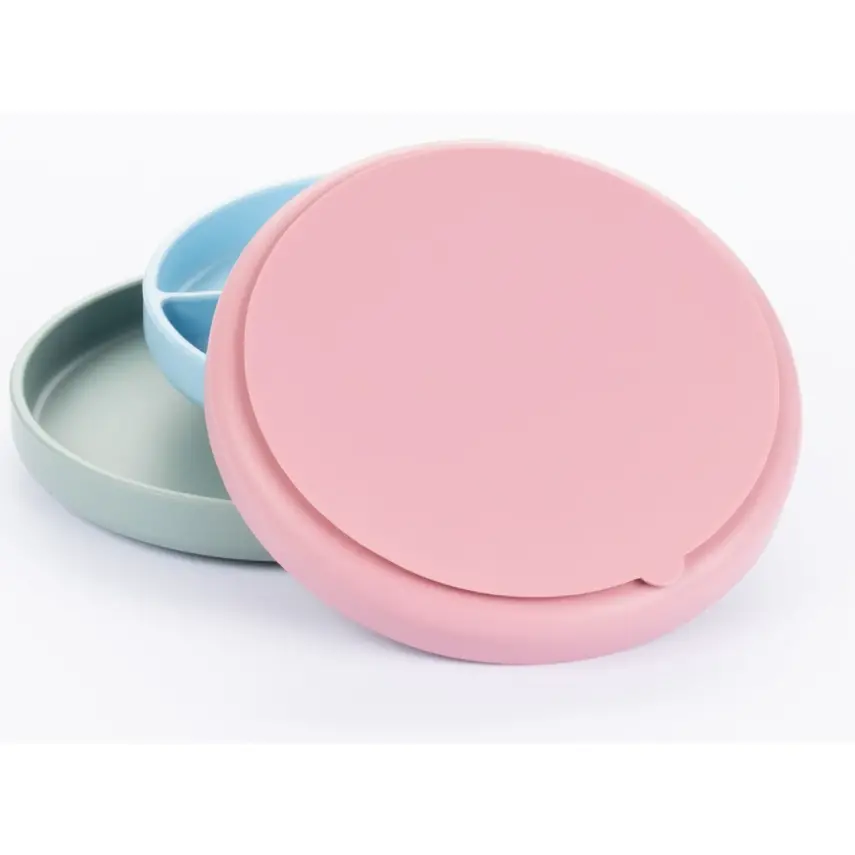 Bm Care Silikon Tabak Vakum Tabanlı Porsiyon 6+ Ay -pembe - 11