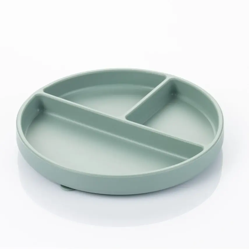 Bm Care Silikon Tabak Vakum Tabanlı Porsiyon 6+ Ay -yeşil - 1