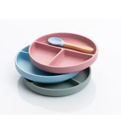 Bm Care Silikon Tabak Vakum Tabanlı Porsiyon 6+ Ay -yeşil - 15