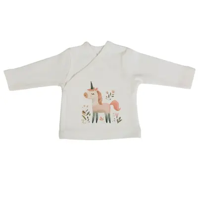 Bm Fabric Unicorn Desenli Yenidoğan 5'li Hastane Çıkışı Kız Bebek - 3