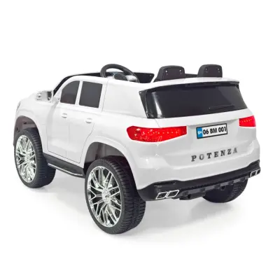 Bm Toys Potenza Kumandalı Akülü Araba 4*2 12 Volt Beyaz - 5