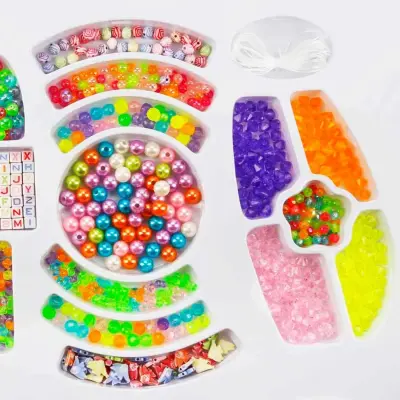 Boncuklu Hobi Takı Seti 3in1 - 4