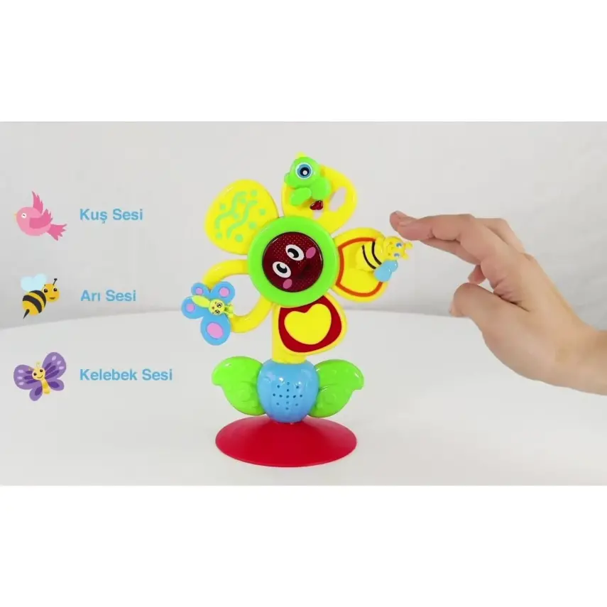 Bondigo Döndür Ve Oyna Yemek Arkadaşım Sevimli Çiçek - 3