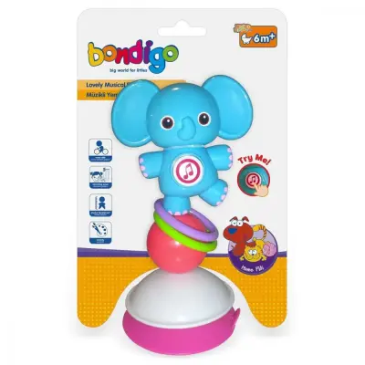 Bondigo Müzikli Yemek Arkadaşım Sevimli Fil (1)