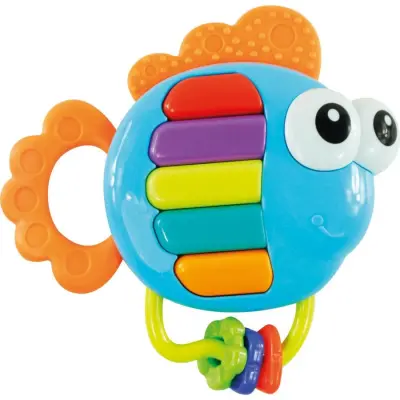 Bondigo Piyanolu Balık Diş Kaşıyıcı Çıngırak