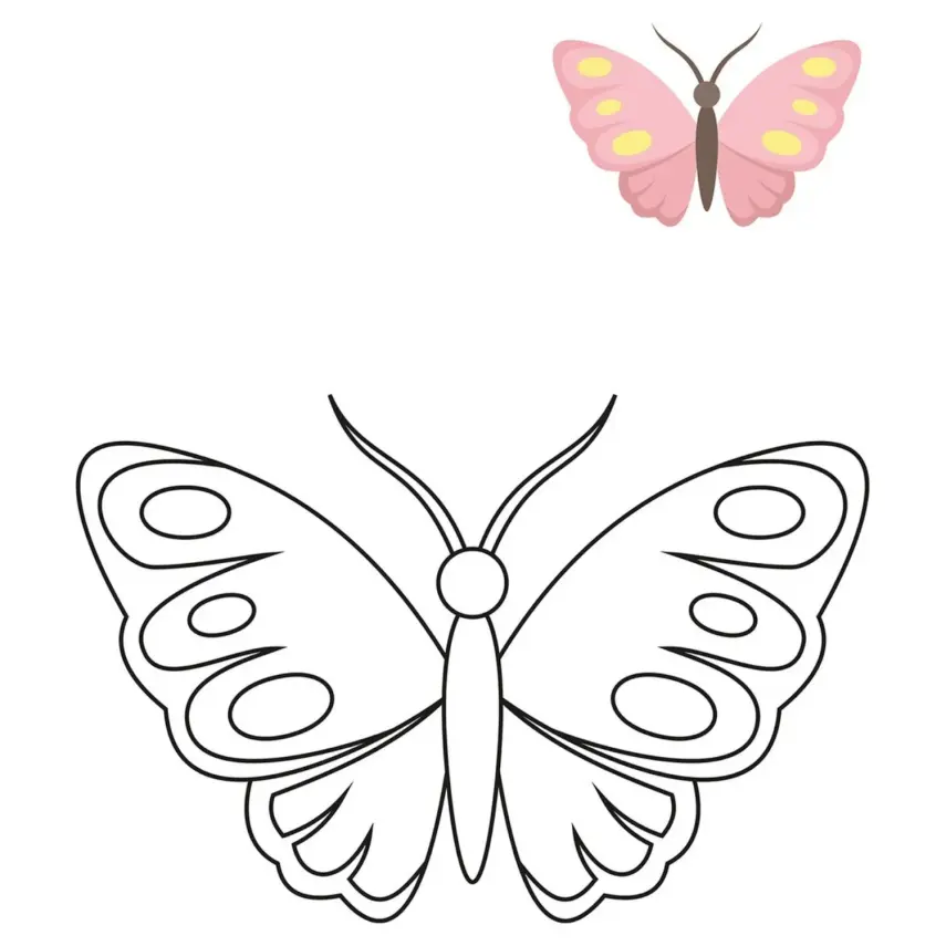 Boyama Kitabım Kelebekler - 3