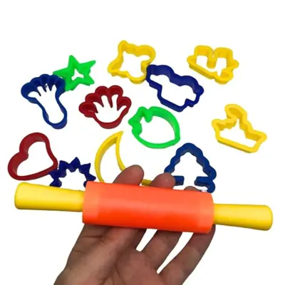 Bu-Bu Merdaneli Oyun Hamuru Kalıbı 13 Parça