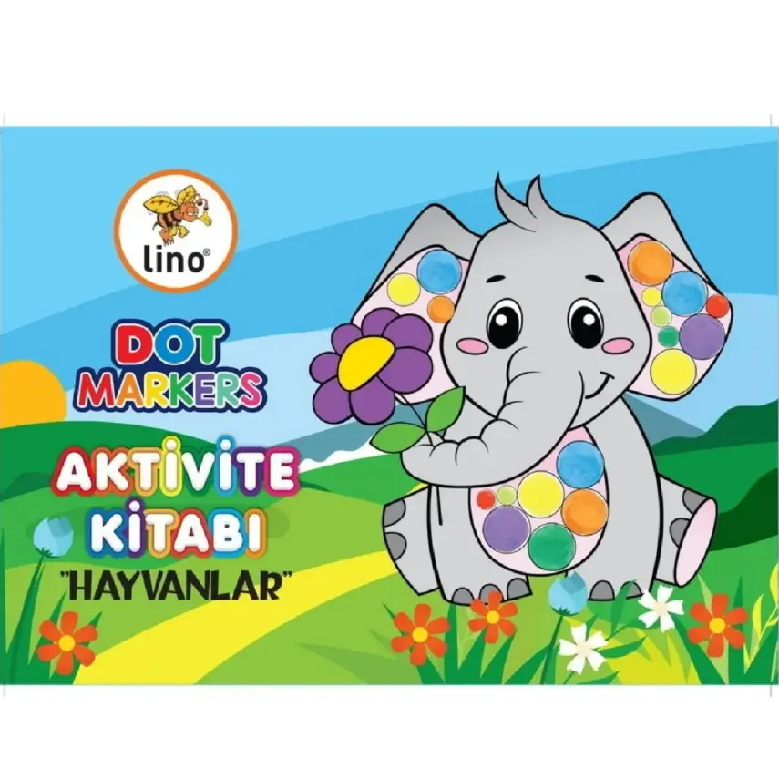 Carioca Lino Dot Markers Boyama Kitabı Hayvanlar - 1