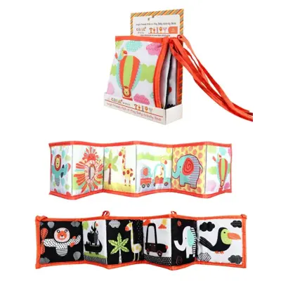 Carnival Baby&Kids Katlanan Bebek Aktivite Kitabı - Yüksek Kontrastlı Tasarım