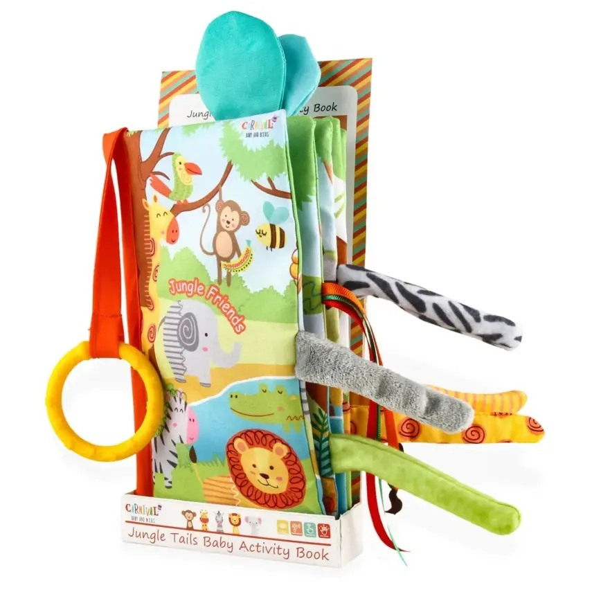 Carnival Baby&Kids Kuyruklu Hışırtılı Bebek Aktivite Kitabı - 1