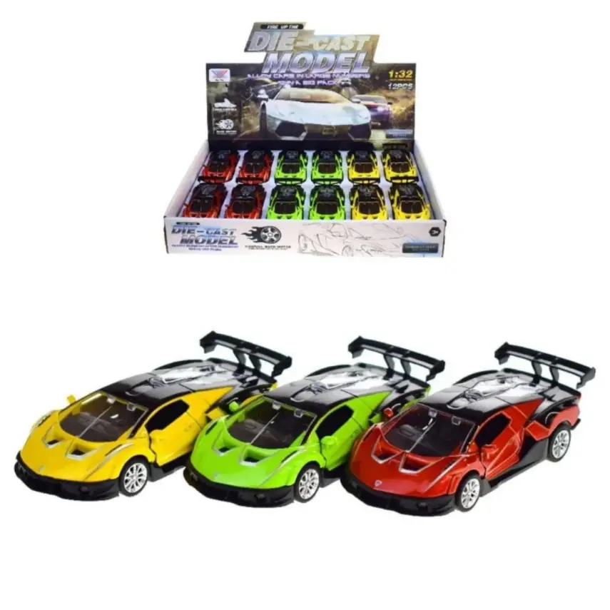 Çek Bırak Kapıları Açılır Ferrari Araba 1:32 - 2