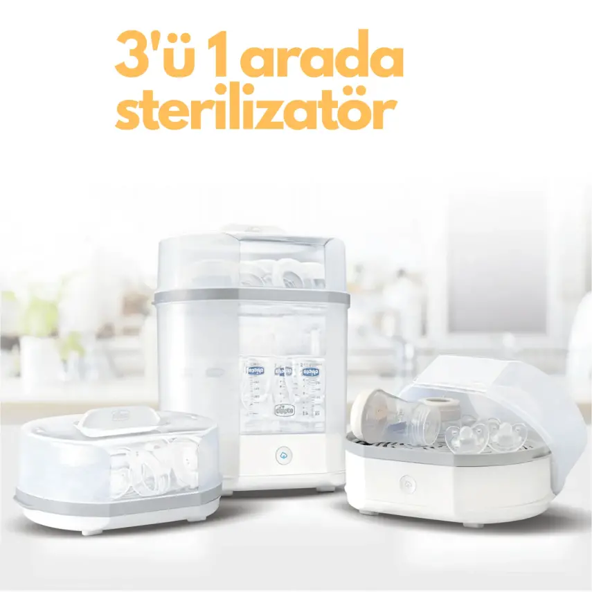 Chicco 3 in 1 Buharlı Sterilizatör - 7