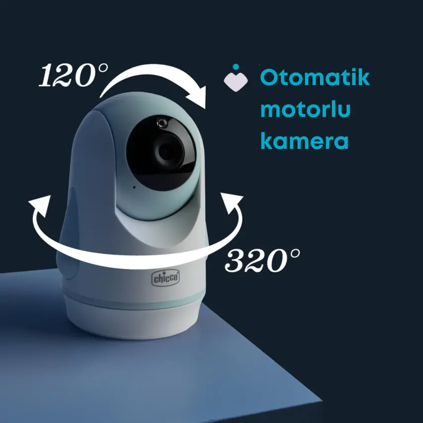 Chicco Baby Monitor Evolution Gece Görüşlü Çift Yönlü Bebek Kamerası 5 İnç - 5