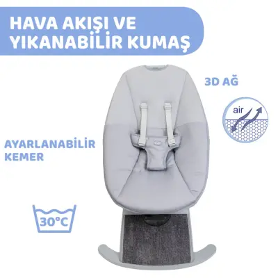 Chicco Comfy Elektrikli Ana Kucağı Silver Spring - 9