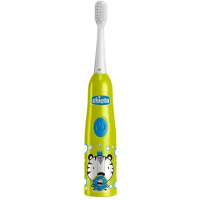 Chicco Elektrikli Diş Fırçası Tiger Yeşil 3-6 Yaş - 1
