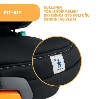 Chicco Fold Go Katlanabilir I-Size Çocuk Bebek Oto Koltuğu 15-36 Kg Black - 15