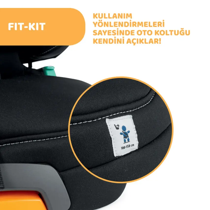 Chicco Fold Go Katlanabilir I-Size Çocuk Bebek Oto Koltuğu 15-36 Kg Black - 15